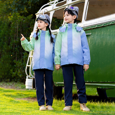 幼儿园园服春秋款三件套男女童运动服中小学生校服学院风班服套装